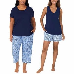 Carole Hochman Cotton 4pc Pajama Set